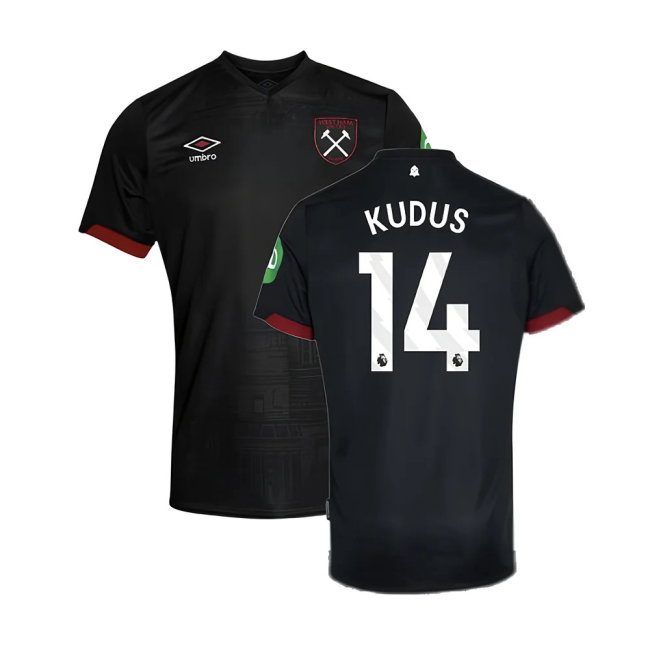 2024-2025 West Ham Away Shirt (Kids) (Kudus 14)-SoccerKits Hub | Buy Soccer Jerseys Online
